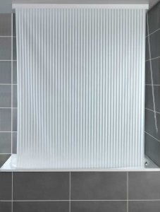 Wenko Zasłona prysznicowa Blind, z paskami, 132 x 240 cm, WENKO 9