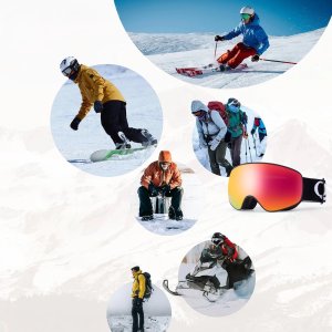 Casco Gogle narciarskie Qunature Black dziecięce (rozmiar M/L) - czarne 2