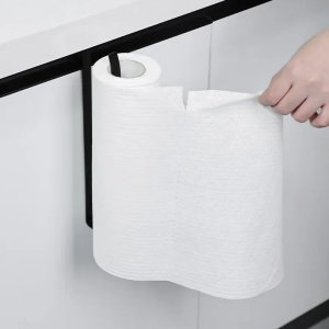 UCHWYT WIESZAK NA RĘCZNIK PAPIEROWY KUCHENNY LOFT SOLIDNY METALOWY STALOWY 2