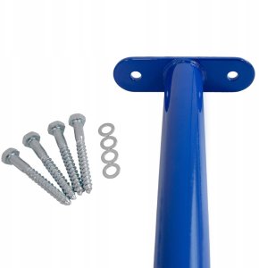 4iQ Group Drążek Metalowy na Plac zabaw Niebieski Długi 125 cm do podciągania 7