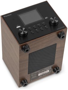 Radioodtwarzacz Audizio Radio Vieste DAB+ FM z subwooferem, ciemne drewno one size 11