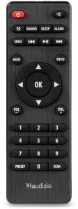 Radioodtwarzacz Audizio Radio Vieste DAB+ FM z subwooferem, ciemne drewno one size 12