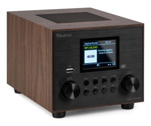 Radioodtwarzacz Audizio Radio Vieste DAB+ FM z subwooferem, ciemne drewno one size 5