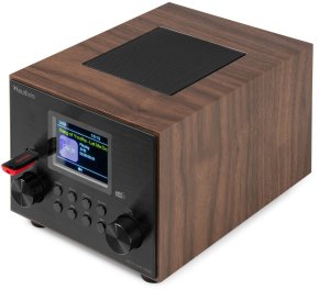 Radioodtwarzacz Audizio Radio Vieste DAB+ FM z subwooferem, ciemne drewno one size 10