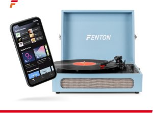 Gramofon Fenton Gramofon w walizce RP118E wejście/wyjście BT niebieski one size 18