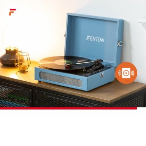 Gramofon Fenton Gramofon w walizce RP118E wejście/wyjście BT niebieski one size 19