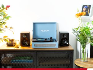 Gramofon Fenton Gramofon w walizce RP118E wejście/wyjście BT niebieski one size 22