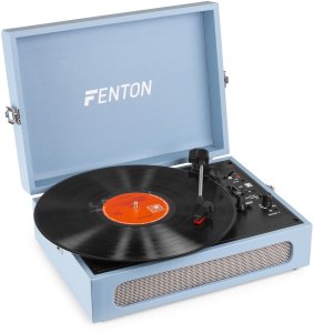 Gramofon Fenton Gramofon w walizce RP118E wejście/wyjście BT niebieski one size 4
