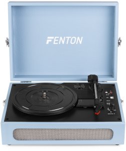 Gramofon Fenton Gramofon w walizce RP118E wejście/wyjście BT niebieski one size 6