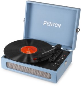 Gramofon Fenton Gramofon w walizce RP118E wejście/wyjście BT niebieski one size 7