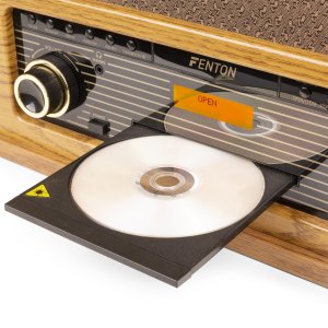 Fenton Gramofon Memphis BT CD kaseta DAB+ FM USB drewno one size 11