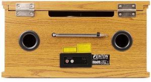 Fenton Gramofon Memphis BT CD kaseta DAB+ FM USB drewno one size 14