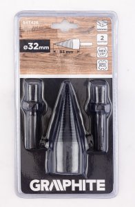 Wiertło Graphite Wiertło do rozłupywania drewna SDS Plus, Hex, 32 mm 2
