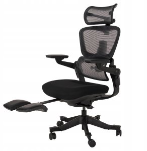 Krzesło biurowe Songmics Nario-500 Niezwykle ergonomiczny fotel biurowy z podnóżkiem i pełną regulacją 18