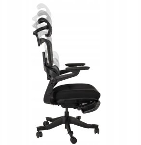 Krzesło biurowe Songmics Nario-500 Niezwykle ergonomiczny fotel biurowy z podnóżkiem i pełną regulacją 20
