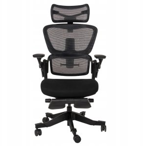 Krzesło biurowe Songmics Nario-500 Niezwykle ergonomiczny fotel biurowy z podnóżkiem i pełną regulacją 3