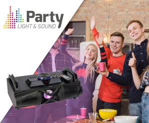 Głośnik Party Light&Sound Boombox PARTY-FALCON USB, SD, FM one size 2