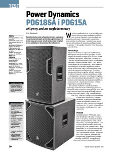 Kolumna Power Dynamics Subwoofer aktywny 15'' 500W PD615SA Power Dynamics one size 6