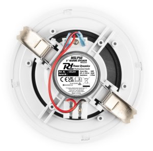 Power Dynamics Zestaw głośników sufitowych MSLP50 5" niskoprofilowych o mocy 80 W one size 6