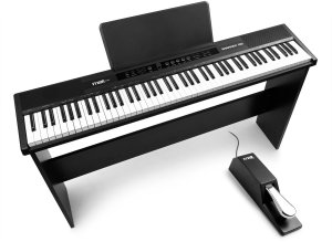 Pianino cyfrowe ważone pełnowymiarowe 88-klawiszowe RhapsodyDP88P Max + statyw one size 3