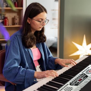 Madison Zestaw: Keyboard MEK54100 Madison 54 klawisze+ statyw one size 24