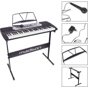 Madison Zestaw: Keyboard MEK54100 Madison 54 klawisze+ statyw one size 6