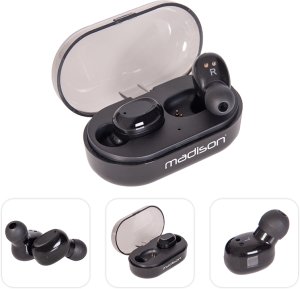 Słuchawki Madison Słuchawki dokanałowe bluetooth ETWS150-BK one size 2