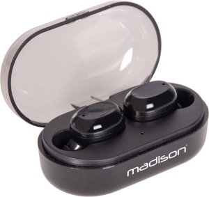 Słuchawki Madison Słuchawki dokanałowe bluetooth ETWS150-BK one size 3