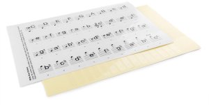 Max Naklejki na klawisze Klucze KB-KEY-zdejmowane nakładki na klawiaturę one size 2