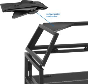 Stand dla DJ'a z ekranem Vonyx DJ Booth one size 20