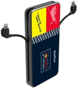 Powerbank Mophie Powerbank Mophie Powerstation Plus 10K Red Bull Racing 10000mAh z wbudowanym kablem USB-C oraz Lightning 2