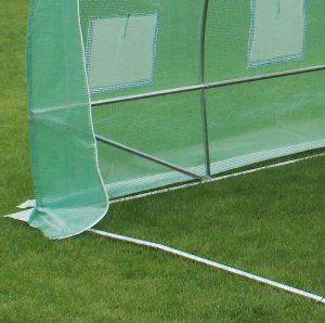 Lean Tunel Foliowy Ogrodowy Szklarnia 6x3x2m Folia 18m² UV-4 Premium 6