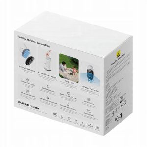 Kamera IP Baseus Zestaw 3 kamer zewnętrznych N1 Baseus 2K (biały) 4