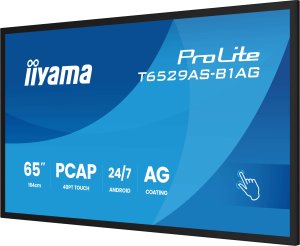 IIYAMA T6529AS-B1AG 165,1cm 65Zoll All-In-One Interactive Display 3840x2160 4K UHD 4GB RAM 32GB Storage Android 14 2xHDMI+USB-C 8