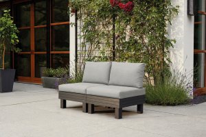 Keter Darza dwuosobowa kanapa Elements 2 Seater szary/kolor szary 8711245158037 12