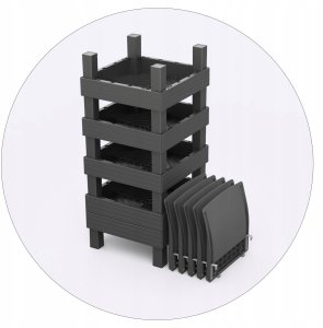 Keter Darza dwuosobowa kanapa Elements 2 Seater szary/kolor szary 8711245158037 4