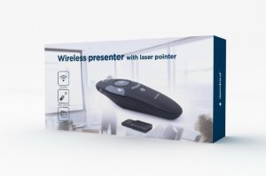 Gembird WP-L-11 pilot Podczerwień Ekran projektora Naciśnij przyciski 5