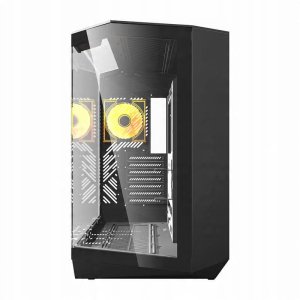 Obudowa Darkflash DY470 czarna + 4 wentylatory 4
