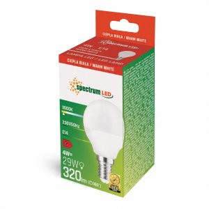 TB Energy LED KULKA E-14 230V 4W WW SPECTRUM + 2
