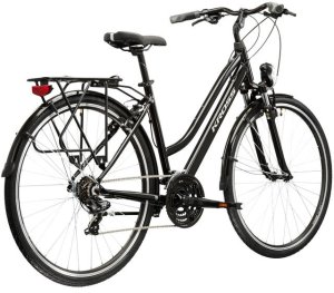 Kross Rower Kross TRANS 1.0  czarny-srebrny połysk damski 17" 2
