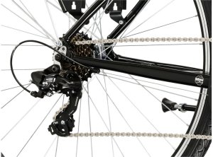 Kross Rower Kross TRANS 1.0  czarny-srebrny połysk damski 17" 5