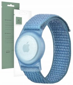 Pasek Tech-Protect Nylon dla dzieci na Apple AirTag - niebieski 10