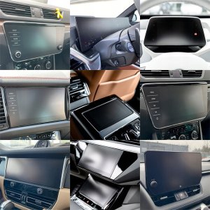 GrizzGlass Folia matowa CarDisplay Protection do Skoda Kodiaq 2 10” 2024 5