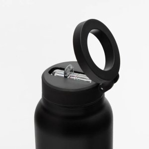 ion8 Butelka / bidon na wodę metal z uchwytem kompatybilnym z Magsafe 950ml czarny 5