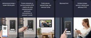 Wideodomofon WiFi EZVIZ HP7 PRO 4K,Weryfikacja twarzy, Zdalne otwieranie, Detekcja ruchu 11