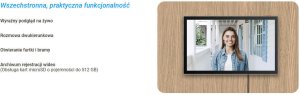 Wideodomofon WiFi EZVIZ HP7 PRO 4K,Weryfikacja twarzy, Zdalne otwieranie, Detekcja ruchu 3