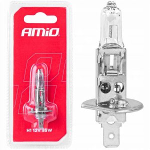 AMiO Żarówka halogenowa H1 12V 55W 1szt. (03358) 2