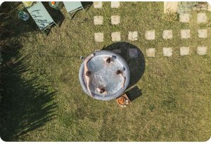 SPA ogrodowe Bestway Dmuchane SPA Lay-Z Bali Grey 6 osobowe 6001N 3