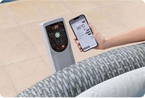 SPA ogrodowe Bestway Dmuchane SPA Lay-Z Bali Grey 6 osobowe 6001N 4