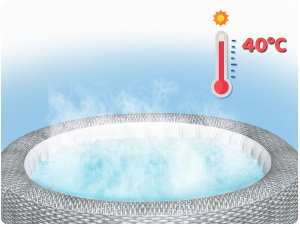 SPA ogrodowe Bestway Dmuchane SPA Lay-Z Bali Grey 6 osobowe 6001N 10